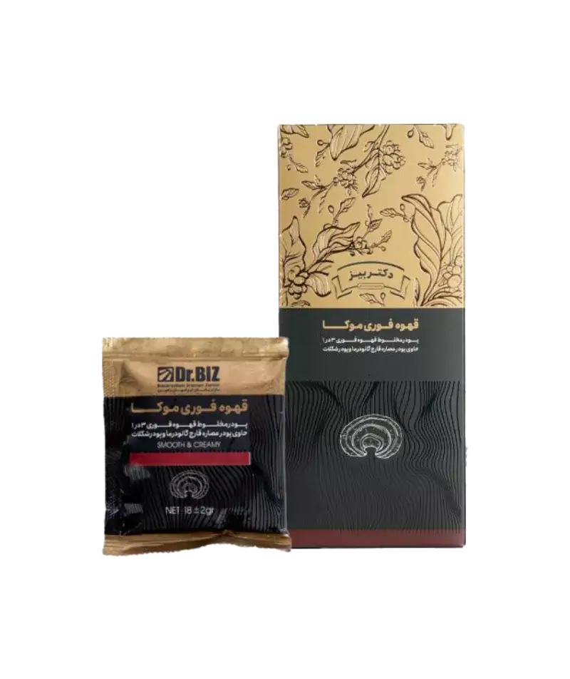 قهوه ماسالا با قارچ گانودرما ۲۰ عددی (قهوه)